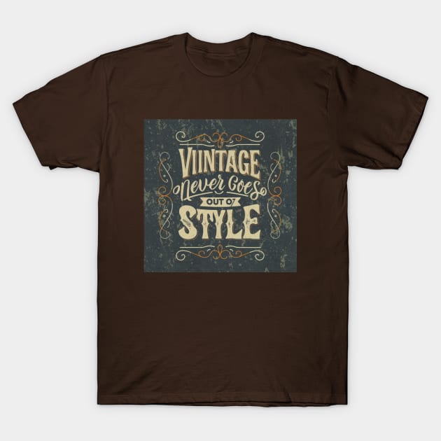 Vintage never goes out of style T-Shirt by Qasim